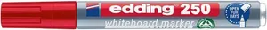 Whiteboard- und Flipchart-Marker "250", rot, 1-3 mm, kegelförmige Spitze, EDDING
